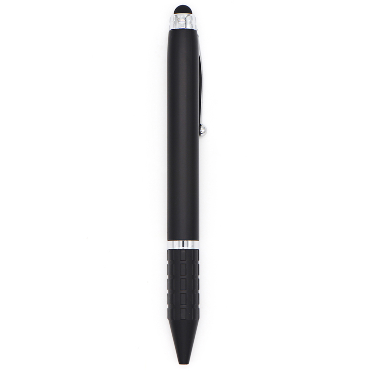 Custom logo touch screen plastic rotating ballpoint pen made in China